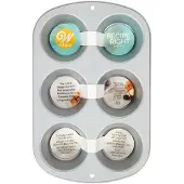 Wilton Muffin Bakvorm - 6 Jumbo Cupcakes en Muffins - 34x23 cm - Muffinvorm