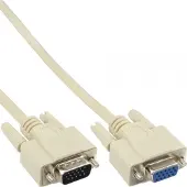 MaxTrack VGA monitor verlengkabel - CCS aders / beige - 5 meter