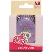 Funcakes Baking Cups - Day of the Dead - 48 Stuks - Cupcake Vormpjes Papier