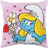 De Smurfen Roze Smurf kussen - De smurfin - 40x40 cm