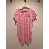 Ralph Lauren , slaapkleedje, roze streep, L