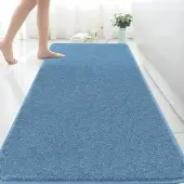 Karma Grote badkamer mat - Absorberend en antislip - 150x60 cm