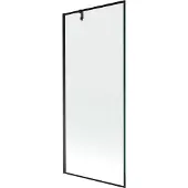 Mexen Next eendelige badwand 80 x 150 , zwart frame, zwart - 895-080-000-00-70-70