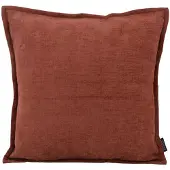 NOVÉE Chenille piped roest | 45 x 45 cm | kussenhoes | polyester