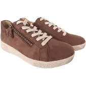 Hartjes Sneaker Women Sophie Relievo Velour Dark Brown-Schoenmaat 41,5