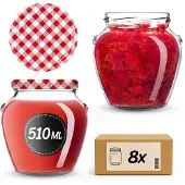 Kadax Amphora Pot 82 mm 510 ml + deksel wz17 Grid