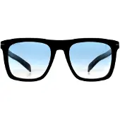 David Beckham Square Heren Zwart Blauw Kleurverloop DB 7000/S Bold