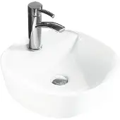 Mexen Zita opzetwastafel 40 x 40 cm, wit - 21874000