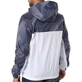 Ellesse Heren Fiorisa Windrunner Jas (Marineblauw/Wit)