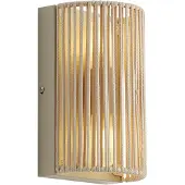 QAZQA Japandi wandlamp beige met touw IP44 - Jayla