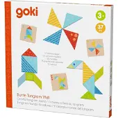 Sonstige Verlage houten tangram puzzel wereld educatief speelgoed kleurrijk.