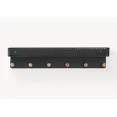 En.casa Wandkapstok Jäller 60x14x12 cm zwart []