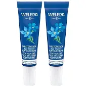 Weleda Blauwe Gentiaan & Edelweiss Versterkende Oog- en Lipcontourcrème 2x10 ml Crème