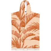 Ocean & Earth Palm Zip Front Hooded Poncho Handdoek