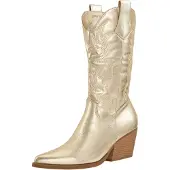 Salinyang Cowboylaarzen goud