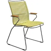 Houe Tuinstoel Click Dining Chair Tall Back Lemon Zest