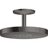 Hansgrohe One - Hoofddouche, diameter 28 cm, geborsteld zwart chroom 48493340