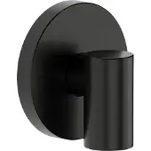 Hansgrohe FixFit Fine S muuraansluitbocht zonder terugslagklep Brushed Black Chrome
