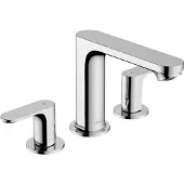 Hansgrohe Rebris S 3-gats wastafelkraan met pop-up waste chroom