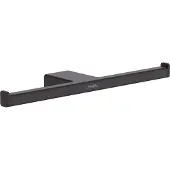 Hansgrohe AddStoris dubbele closetrolhouder mat zwart