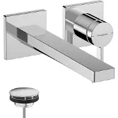 Hansgrohe Tecturis E Eéngreeps - Inbouw Wastafelkraan - voor wandmontage - 22,5 cm uitloop - Chroom