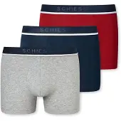 Schiesser Boxershorts navy / grijs / rood / wit