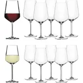 Spiegelau Rot- und Weißweingläser Style Set van 12