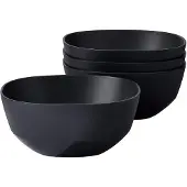 Mepal serveerschaal Silueta - 4x 750 ml - Saladeschaal - Nordic black