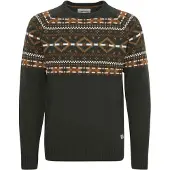 Blend Trui 'Nilas' donkergroen / gemengde kleuren