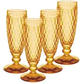 Villeroy & Boch Champagneglas Boston Saffron (Set van 4)