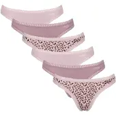 Sloggi String bruin / donkerbruin / rosa