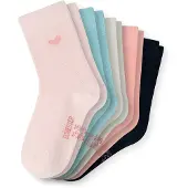 Schiesser Sokken 'Rainbow' ecru / lichtblauw / rosa / zwart