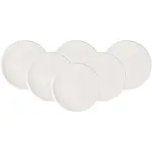 Villeroy & Boch Ontbijtbord NewMoon Wit (6-Delig)