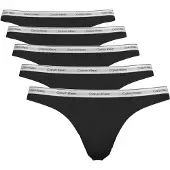 Calvin Klein Underwear String lichtgrijs / zwart / wit