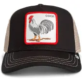 Goorin Bros. Pet 'Lone Wolf' grijs / rood / zwart / wit