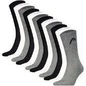 Head Sokken grijs / zwart / wit