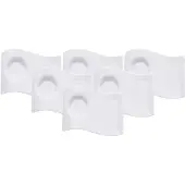 Villeroy & Boch Multipack Villeroy & Boch NewWave Caffè feestbord klein - 6 stuks, Kopje, Wit