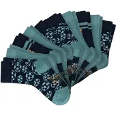 Schiesser Sokken turquoise / smaragd / zwart