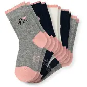 Schiesser Sokken 'Hi' grijs / rosa / zwart / wit