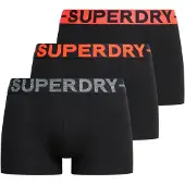 Superdry Boxershorts grijs gemêleerd / rood / zwart