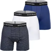 Scotch & Soda Boxershorts blauw / marine / zwart / wit