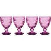 Villeroy & Boch Rode Wijnglas Boston Berry (Set van 4)