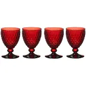 Villeroy & Boch 4x Villeroy & Boch Boston, Wijnglazen, Rood