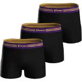NFL Boxershorts 'Minnesota Vikings' geel / lila / zwart