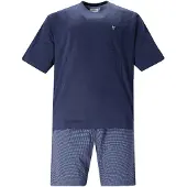 Hajo Pyjama kort navy