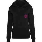 Miss Tee Sweatshirt 'Everything's Nice' donkerroze / zwart