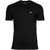 Armani Exchange Shirt zwart / wit