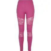 Urban Classics Leggings orchidee / wit