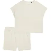 Schiesser Pyjama 'Casual Feel' offwhite