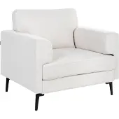 Beliani LOUSTO - Fauteuil - Lichtbeige - Polyester